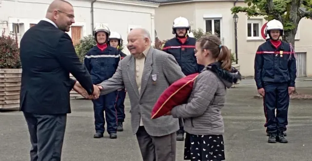 photo  roger goncalves a reçu la croix du combattant.  &copy;  ouest-france 