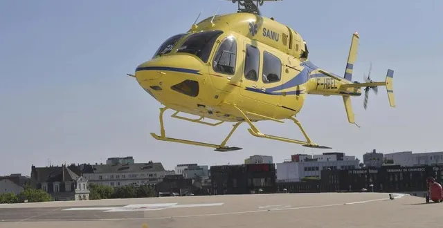 photo  la victime de 59 ans a été héliportée à angers.  &copy;  archives po nathalie bourreau 
