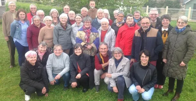 photo  la chorale lors d’une répétition à lhomme.  &copy;  le maine libre 