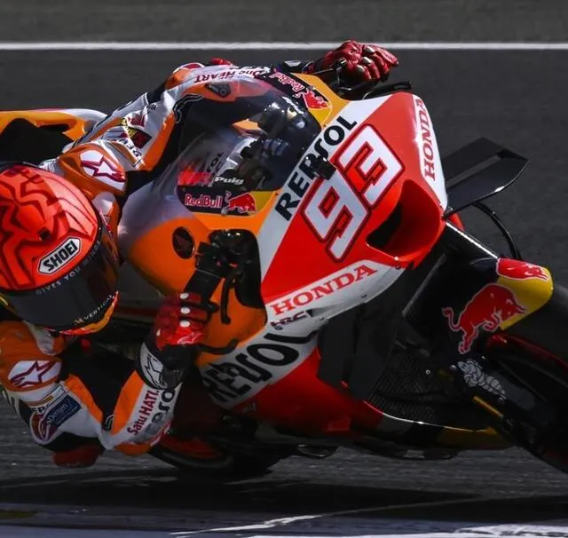 photo marc marquez termine 12e de la première séance d’essais libres.  ©  le maine libre – denis lambert