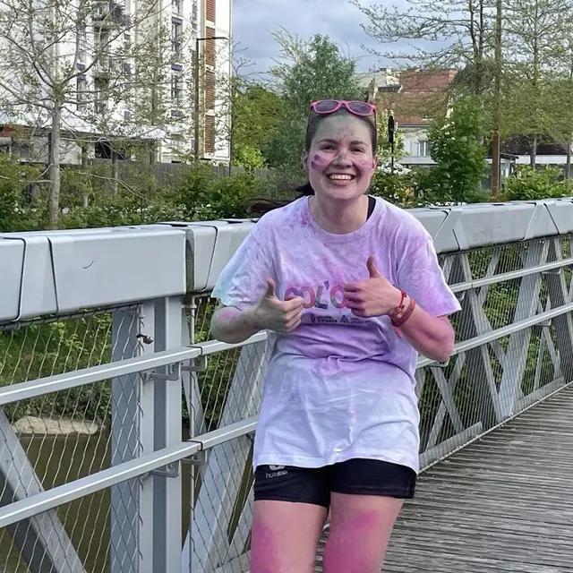 photo un tour bouclé aussi pour cette participante, avec le sourire !?  ©  ouest-france
