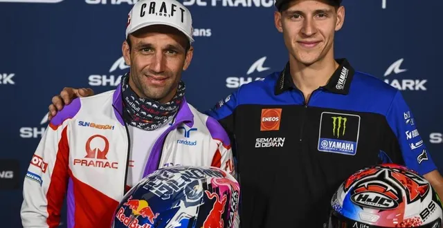 photo  les deux pilotes français johann zarco et fabio quartararo n’ont pas encore réussi à prendre le meilleur de la course sprint, introduite en mars dernier, le samedi de chaque manche du championnat de motogp.  &copy;  le maine libre – denis lambert 