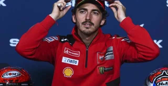 photo  francesco bagnaia (ducati lenovo team) a repris le contrôle en prenant la pole position au mans ce samedi 13 mai 2023.  &copy;  le maine libre – denis lambert 