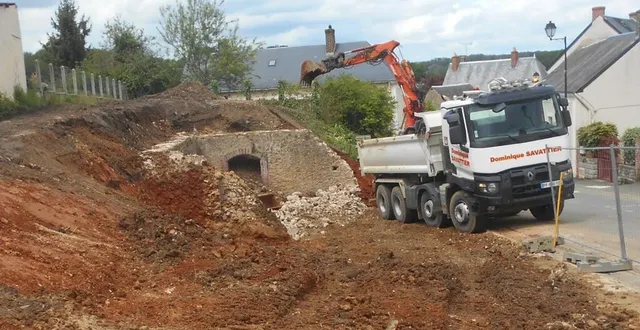 photo  les travaux de terrassement vont bientôt se terminer.  &copy;  ouest-france 