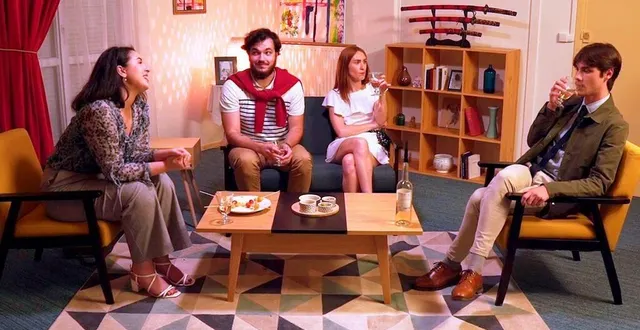 photo  les acteurs de la troupe du marquis capricieux ont laissé de côté les planches de théâtre pour les caméras de cinéma.  &copy;  la troupe du marquis capricieux 