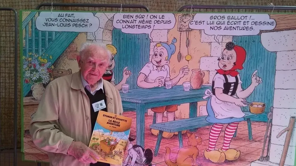 JeanLouis Pesch, dessinateur de la bande dessinée Sylvain et Sylvette