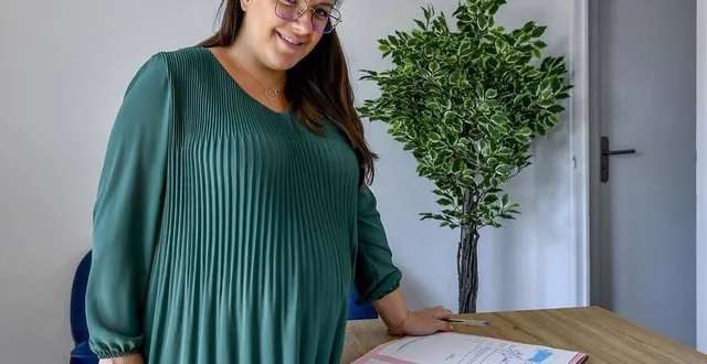 photo  députée (renaissance) de la première circonscription de la sarthe, julie delpech, âgée de 33 ans, attend un bébé pour le mois de juillet.  &copy;  le maine libre – yvon loué 