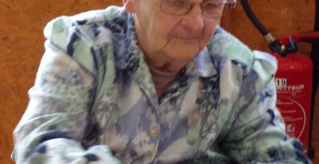 photo  colette en plein concours.  &copy;  le maine libre 