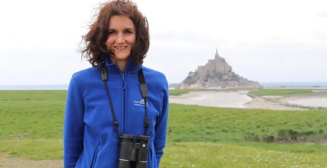 photo  audrey hemon, responsable environnement pour l’établissement public national du mont-saint-michel.  &copy;  ouest-france 