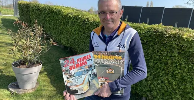 photo  bruno tardiff a les 24 heures du mans dans la peau.  &copy;  le maine libre 