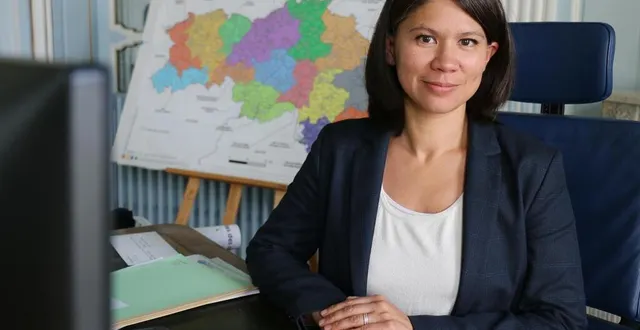 photo  sandy lecoq-espallargas a pris ses fonctions de sous-préfète de mortagne-au-perche, lundi 22 mai 2023.  &copy;  ouest-france 