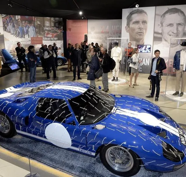 photo le musée des 24 heures du mans lors de l’inauguration de l’expo « le mans 66 ».  ©  archives ouest-france