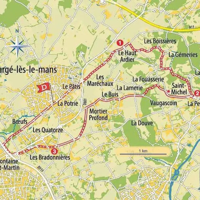 photo balisage jaune.  ©  archives ouest-france