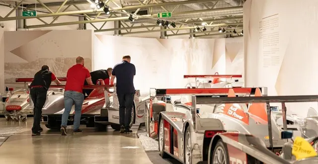 photo  28 voitures sont arrivées au musée des 24 heures du mans mercredi 24 mai 2023.  &copy;  le maine libre – xavier sarrat 
