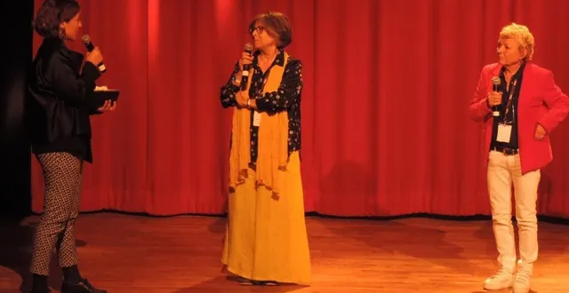 photo  hortense volle, marie-florence rocayolo et anne revel bertrand reviendront sur la scène rémalardaise pour présenter la septième édition du festival jeunesse tout courts  &copy;  . ouest-france 