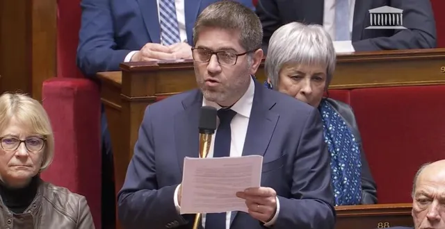 photo  jérôme nury lors de sa question au gouvernement, mardi 17 janvier.  &copy;  assemblée nationale 