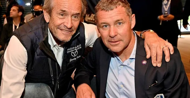photo  jacky ickx et tom kristensen représentent à eux deux, 15 victoires aux 24 heures du mans.  &copy;  jerome fouquet 