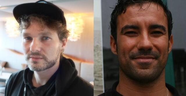 photo jim bishop et yamen manai, lauréats de la dixième édition du prix littéraire des lycéens des pays de la loire