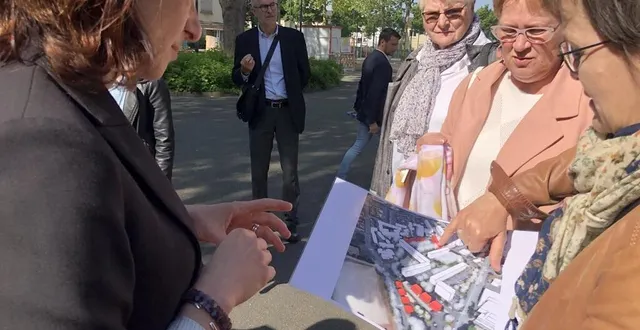 photo  anne-claire mialot, la directrice de l’anru s’est fait expliquer les travaux envisagés  &copy;  ouest-france 