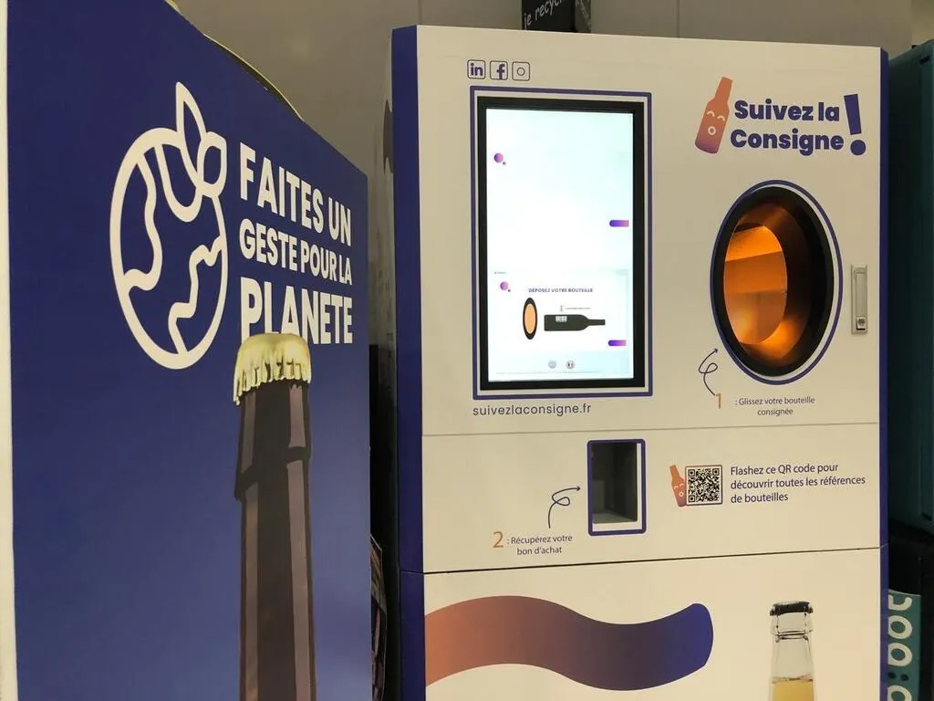 À Granville, un automate pour redonner une seconde vie à vos bouteilles