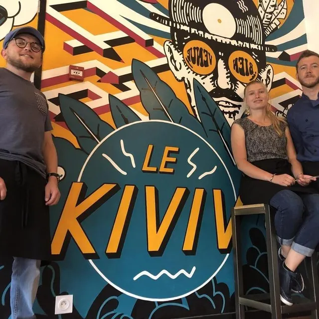 photo l’équipe de la guinguette le kiviv à briollay, près d’angers.  ©  archives ouest-france