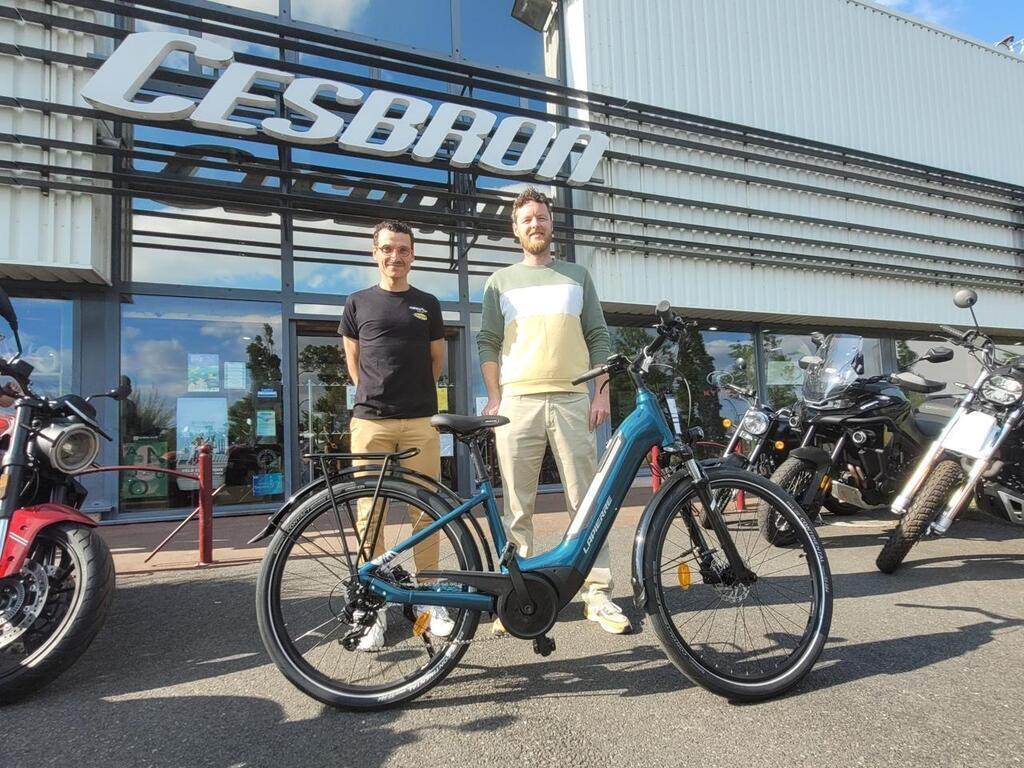 Il gagne un v lo lectrique avec les Cycles Cesbron et Le Courrier