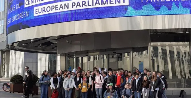 photo  les collégiens ont pu réaliser l’importance de l’europe.  &copy;  eric leray 