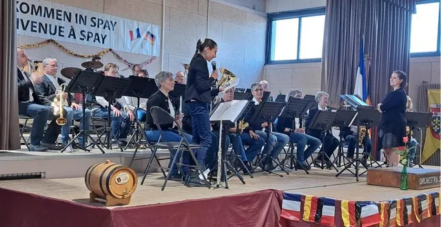 photo  orchestra’spay a ouvert le concert commun du 40e anniversaire du jumelage, samedi soir.  &copy;  ouest-france 