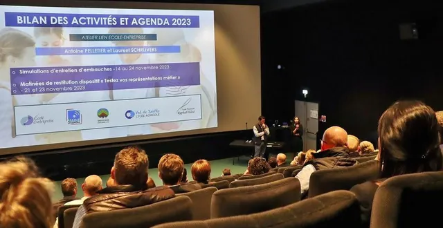 photo  ils étaient environ 130 personnes à assister à l’assemblée générale d’été du club de développement du pays sabolien, jeudi 25 mai 2023.  &copy;  ouest-france 