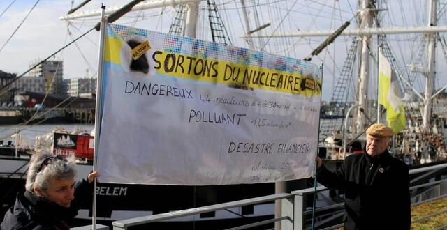photo le collectif sortir du nucléaire du pays nantais a déjà organisé des manifestations contre l’enfouissement des déchets nucléaires à bure : ici à nantes en 2018.