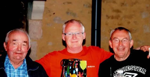 photo  rené pigeard, gilles gautier et guy le louët, le trio emblématique du radio club du perche.  &copy;  le maine libre 