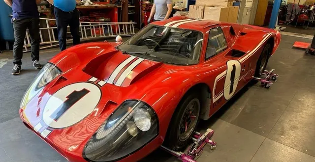 photo  la ford mark iv qui a remporté les 24 heures du mans 1967.  &copy;  ouest-france 