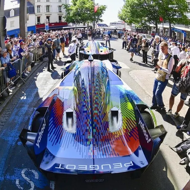 photo peugeot a présenté une livré spécifique à sa 9x8.  ©  vincent michel / ouest-france