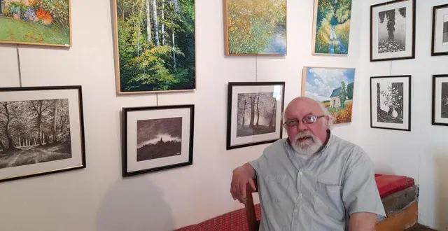 photo  daniel frot expose de nouveau ses toiles.  &copy;  le maine libre 