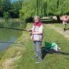 photo liliane est passionnée par la pêche depuis très longtemps