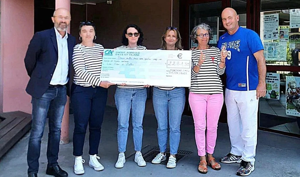 MontfortsurMeu. SaintLouisMarie remet 2 281 € aux Fées d’Zelles