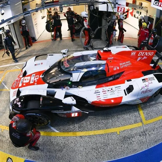 photo course automobile championnat de monde d' endurance wec le centenaire des 24 heures du mans essais toyota gr010 - toyota gazoo racing n°8 pilotée par sébastien buemi – brendon hartley – ryo irakawa.  ©  franck dubray / ouest france