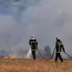 photo  les pompiers sarthois sont intervenus pour plusieurs feux d’espaces naturels ce jeudi 8 juin. 