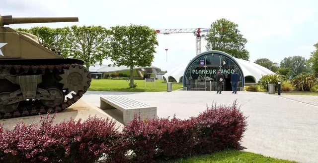 photo  musée de la seconde guerre mondiale, l’airborne museum de sainte-mère-eglise a reçu une étoile au guide vert michelin de normandie.  &copy;  archives ouest-france 