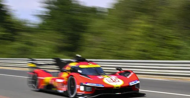 photo  ferrari a réalisé avec ses deux voitures un doublé lors de l’hyperpole. la numéro 50 va partir en pole position.  &copy;  photo : vincent michel / ouest-france 
