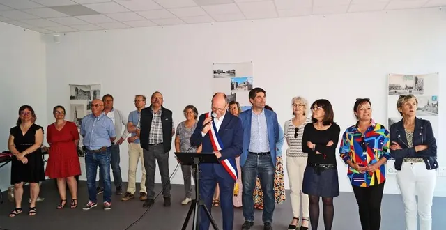 photo  michel legalle, maire de chanu (orne), est entouré de nombreuses personnalités et des membres de son conseil municipal.  &copy;  ouest-france 