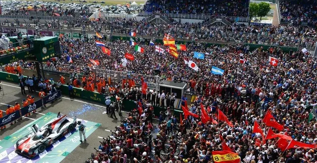 photo  la toyota 8 pilotée par sébastien buemi, fernando alonso et kazuki nakajima, victorieuse des 24 heures du mans 2018. cinq ans plus tard, pour les 100 ans de la course, de nombreuses animations précéderont le dénouement de la course, attendu dimanche 11 juin 2023.  &copy;  franck dubray / archives ouest france 