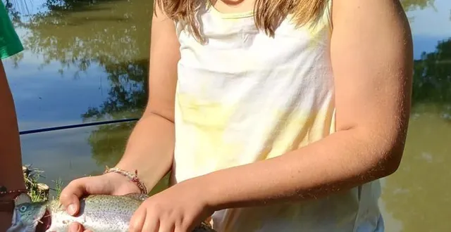 photo  la pêche a été bonne au plan d’eau communal.  &copy;  le maine libre 