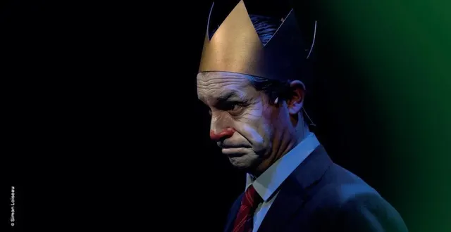 photo  mise en scène et coécrite par léo cohen-paperman, « la vie et la mort de jacques chirac, roi des français » sera jouée le 17 juin.  &copy;  simon loiseau 