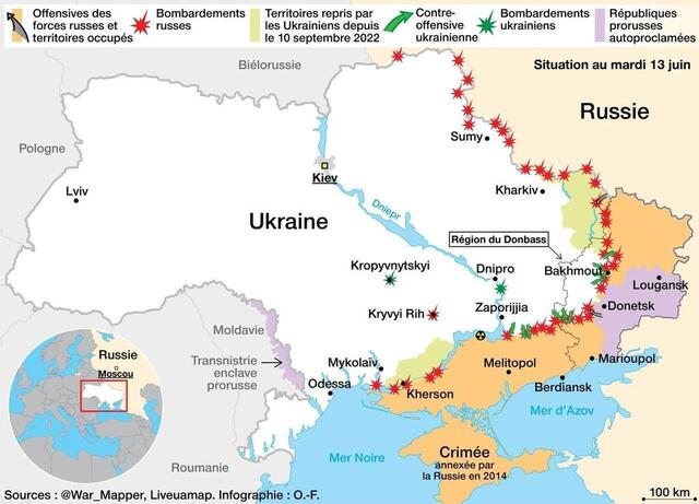 CARTE. Guerre En Ukraine : 11 Morts à Kryvyi Rih, Déclarations De ...