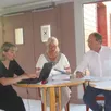 photo de gauche à droite : laëtitia roulois (assistante de direction), joëlle robillard (directrice), denis robillard (président de l’association).