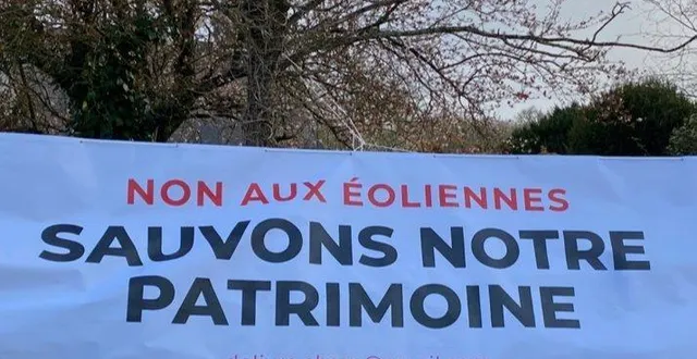 photo  pourtant posée sur un terrain privé, la banderole de delivre a été volée dans la nuit du 3 au 4 juin.  &copy;  ouest-france 