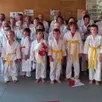 photo mardi, au gymnase, vingt-deux judokas du judo-club ont reçu leur ceintures de couleur.