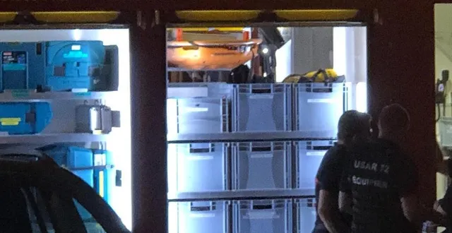 photo  la décision de l’évacuation de l’immeuble en raison du séisme a été annoncée à 23 h 30.  &copy;  photo le maine libre 