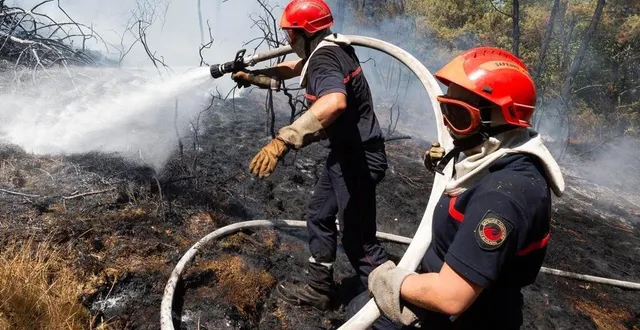 photo  les pompiers ont été fortement mobilisés ce samedi.  &copy;  archives ouest france 